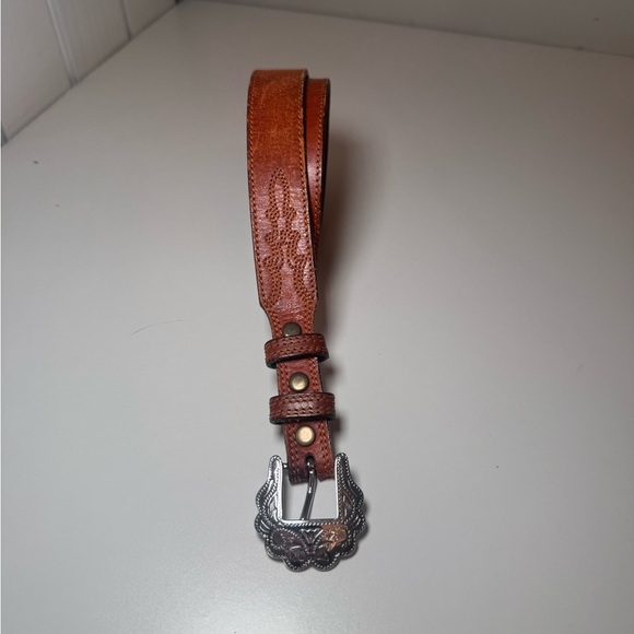 Silver Creek Brown Leather Belt main image 4